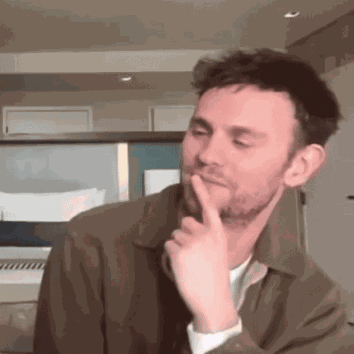 Charlie Vickers Thinking GIF