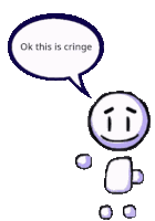 Chase Dies Of Cringe Sticker