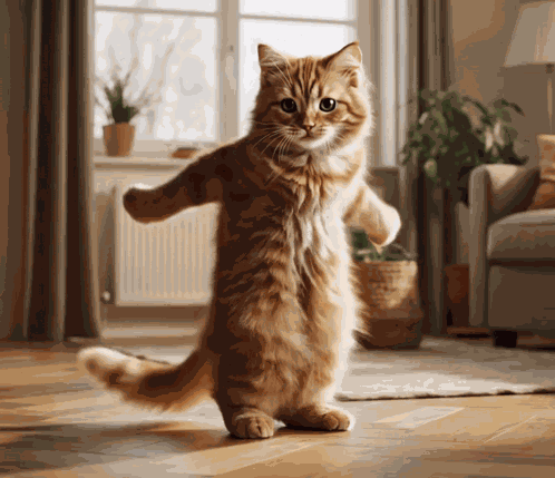Chat Heureux GIF