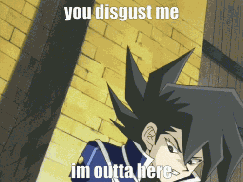 Chazz You Disgust Me GIF