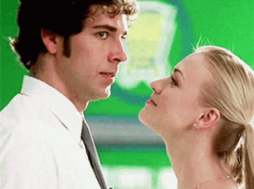 Cheek Kiss Awkward GIF