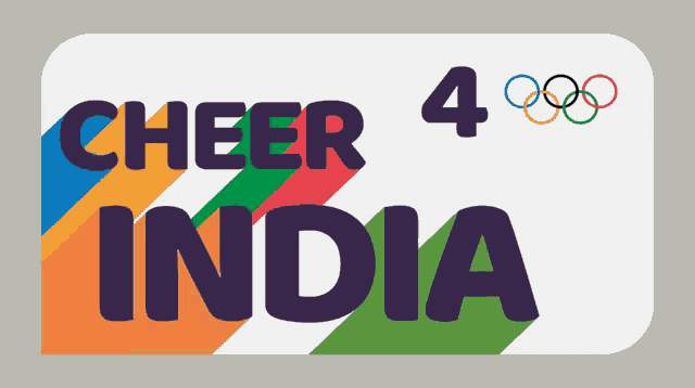 Cheer4india Tokyo2020 GIF
