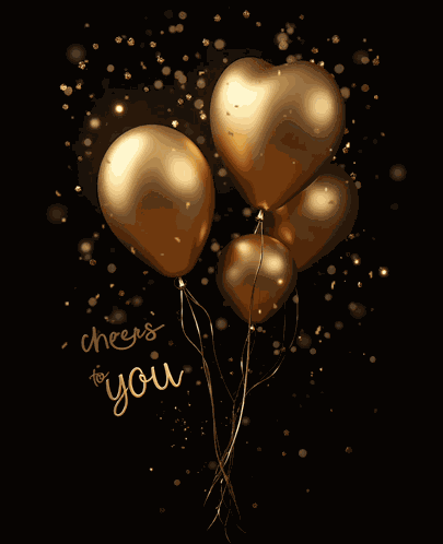 Cheers Gold GIF