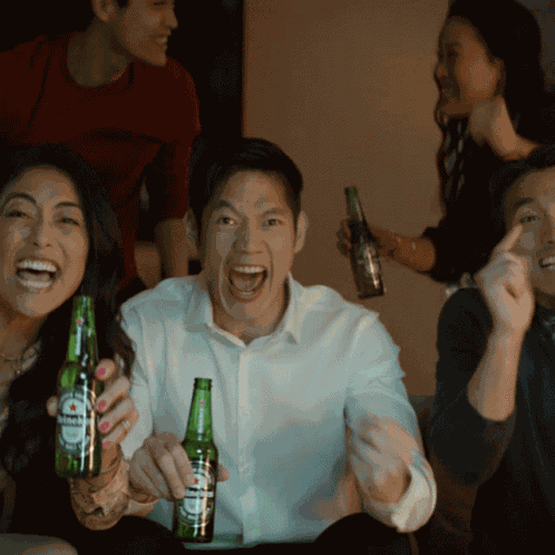 Cheers Heineken GIF
