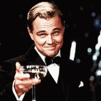 Cheers Leonardo Dicaprio GIF