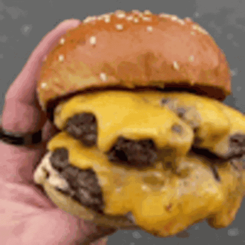 Cheese Burger Fast Food GIF