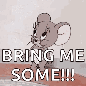 Cheese Jerry Eat GIF