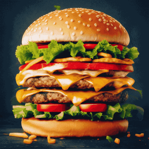 Cheeseburger Burgers GIF