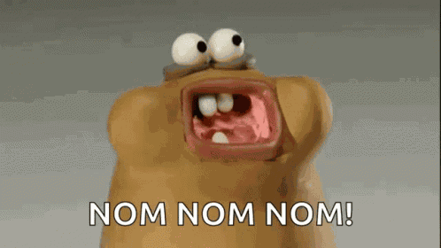 Chewing Character Hd GIF