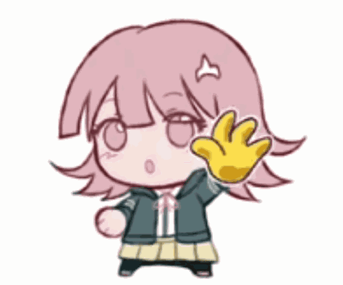 Chiaki Nanami Danganronpa GIF