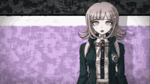 Chiaki Nanami Rap Battle GIF