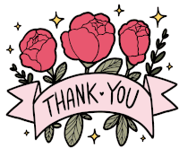 Chiaralbart Thank You Sticker