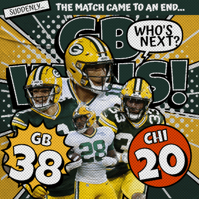 Chicago Bears (20) Vs. Green Bay Packers (38) Post Game GIF