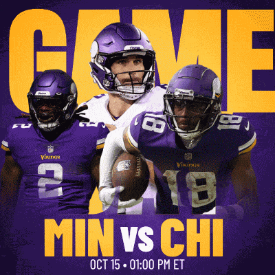 Chicago Bears Vs. Minnesota Vikings Pre Game GIF