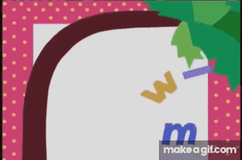 Chicka Chicka Boom Boom Falling Alphabets GIF