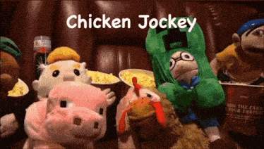 Chicken Chicken Jockey GIF