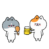 Chicken Leg Alcohol Sticker
