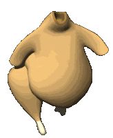 Chicken Walking Sticker