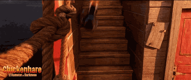 Chickenhare Falling GIF