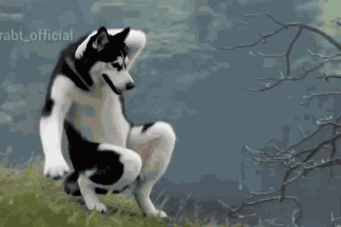 Chikiri Chikiri Husky Version GIF