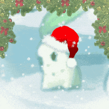 Chikorita Headbang GIF