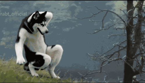 Chikri Chikri Husky Dance GIF