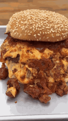 Chili Cheese Burger Burgers GIF