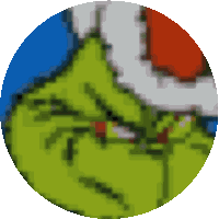 Chimney Grinch Sticker