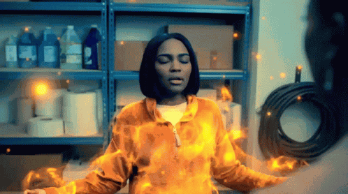China Anne Mcclain Black Lightning GIF