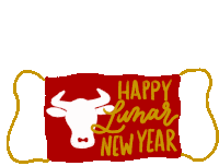 Chinese New Year Ox Sticker