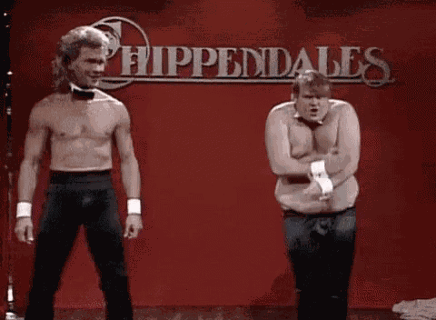 Chippendales Chris Farley GIF