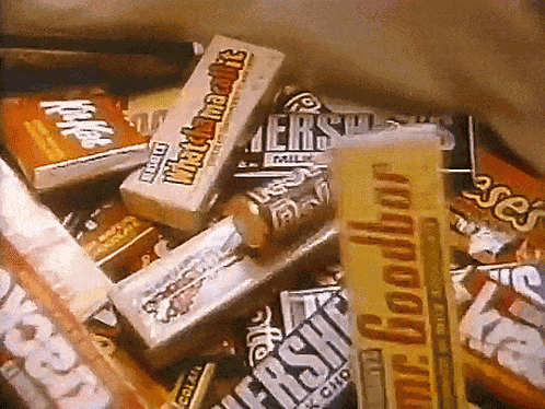 Chocolate 80s GIF