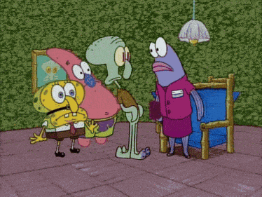 Chongo Squidward GIF