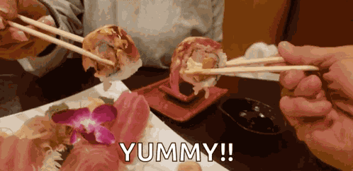 Chopsticks Date GIF