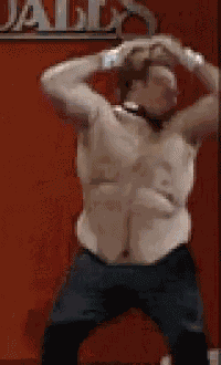 Chris Farley Belly Dancing GIF