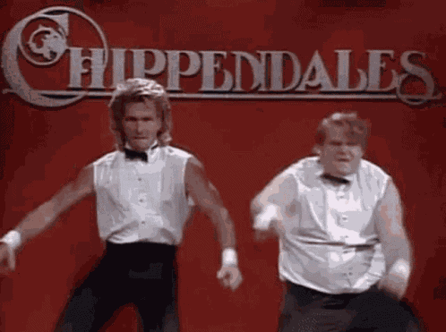 Chris Farley Happy Dance GIF