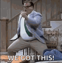 Chris Farley Running GIF