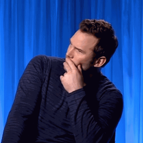 Chris Pratt Thinking About You GIF