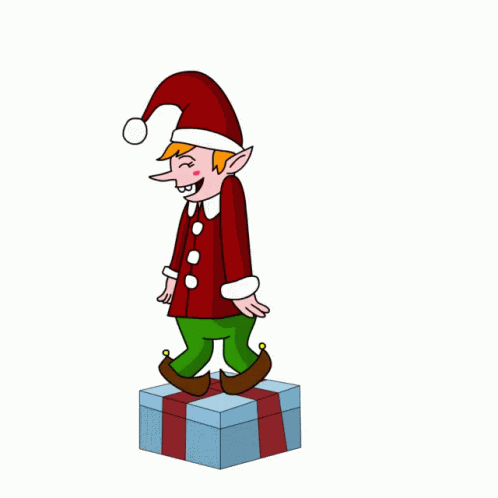 Christmas Elf Dancing GIF