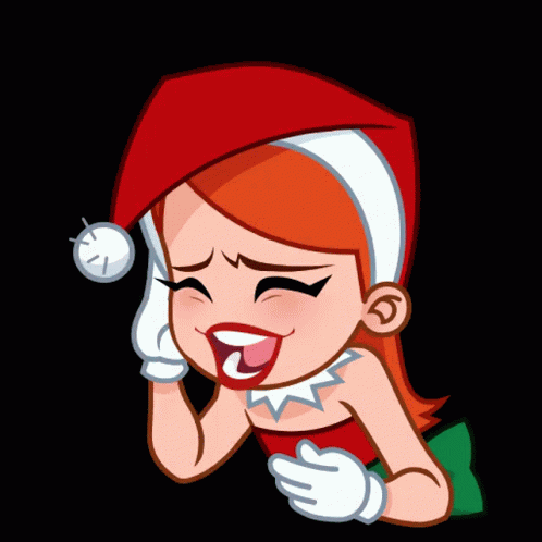 Christmas Girl Santa Costume GIF