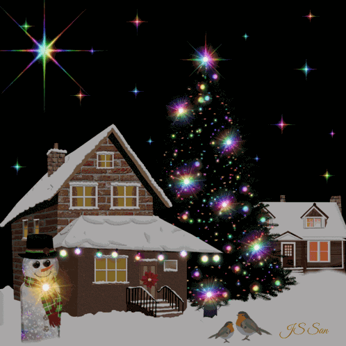 Christmas Lights Christmas Tree Lights GIF
