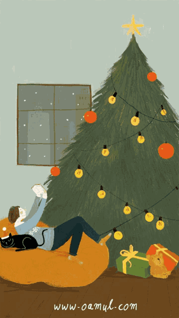 Christmas Lights Christmas Tree Lights GIF