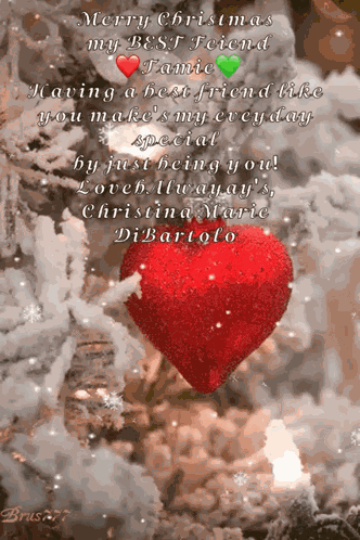 Christmas Love Heart GIF