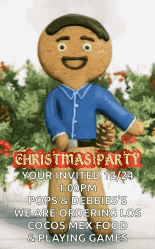 Christmas Party Floss GIF