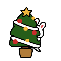 Christmas Tree X-mas Sticker