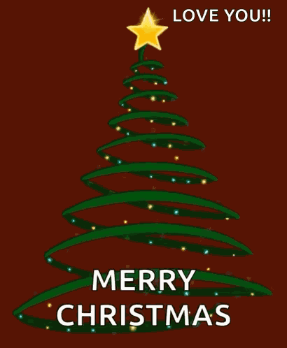 Christmas Trees Decorated Christmas Lights GIF