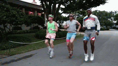 Chubbies Running GIF