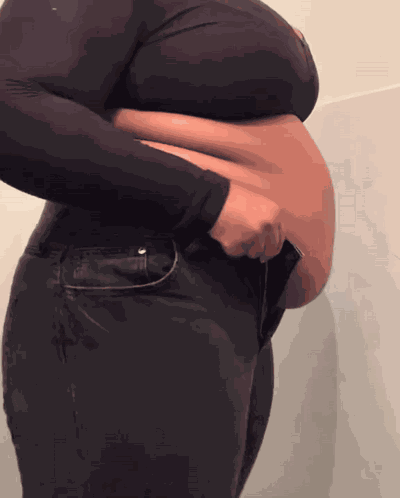 Chubby Girl Chubby Belly GIF