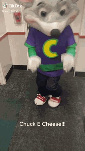 Chuck E Cheese Griddy GIF
