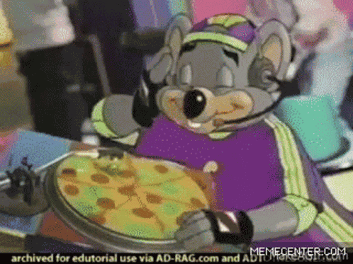 Chuck E Cheese Pizza GIF